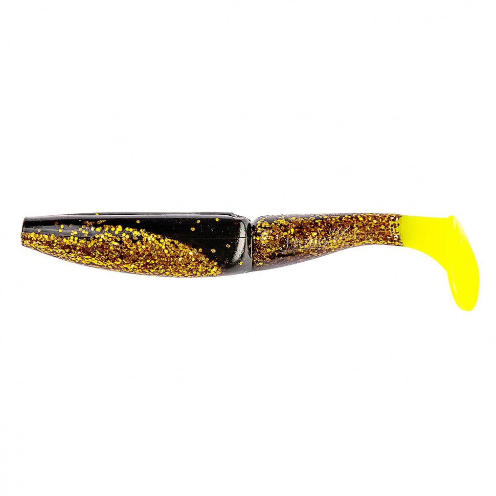 Виброхвост Helios Guru 4,0"/10,16 см, цвет Black Sparkles LT 7 шт HS-30-033 , 
